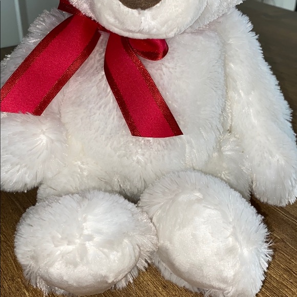 New Gund  White Teddy Bear plush toy Christmas - Picture 6 of 11